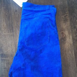 BRAND NEW -NEVER WORN - ASOS BLUE CORDS